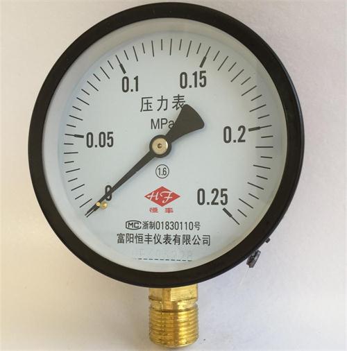 Y100 General Pressure GaugeFuyang Hengfeng Instrument Co., Ltd